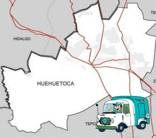mapa de cobertura lavado de salas en Huehuetoca